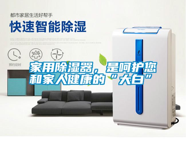 家用除濕器，是呵護您和家人健康的“大白”