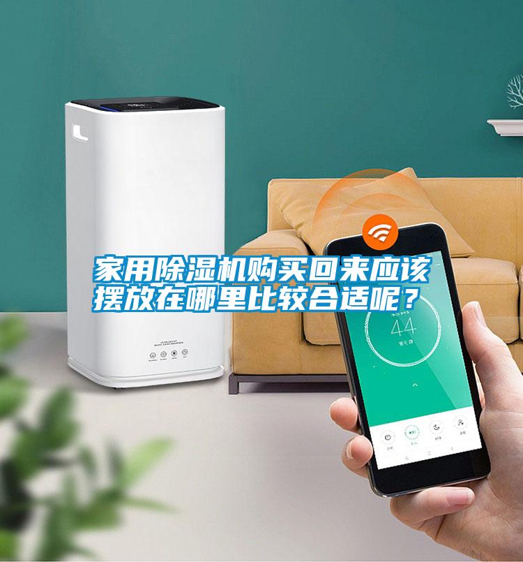 家用除濕機購買回來應該擺放在哪里比較合適呢？