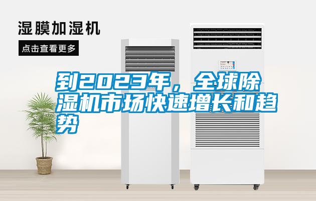 到2023年，全球除濕機市場快速增長和趨勢