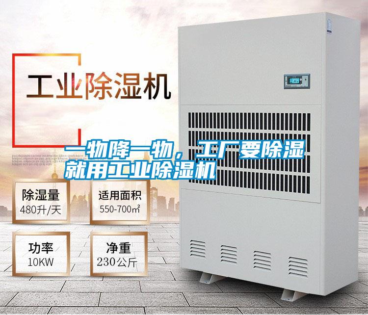 一物降一物，工廠要除濕就用工業除濕機