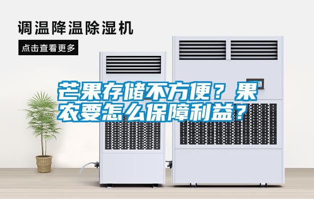 芒果存儲不方便？果農要怎么保障利益？