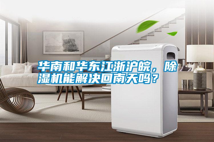 華南和華東江浙滬皖，除濕機能解決回南天嗎？