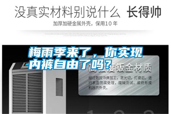 梅雨季來了，你實現內褲自由了嗎？