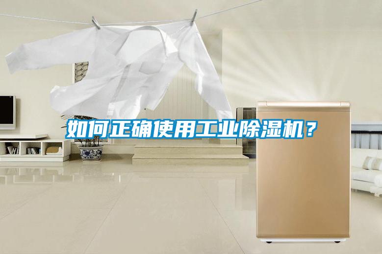 如何正確使用工業除濕機？