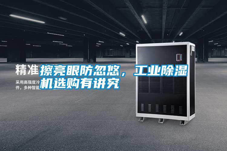 擦亮眼防忽悠，工業除濕機選購有講究