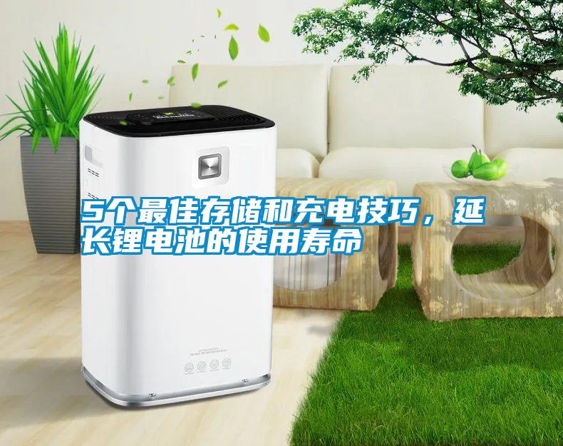 5個最佳存儲和充電技巧，延長鋰電池的使用壽命