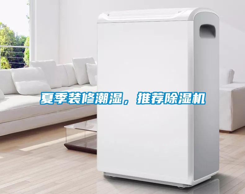 夏季裝修潮濕，推薦除濕機