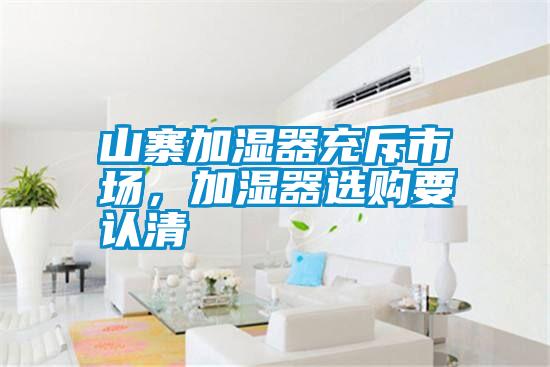 山寨加濕器充斥市場，加濕器選購要認清