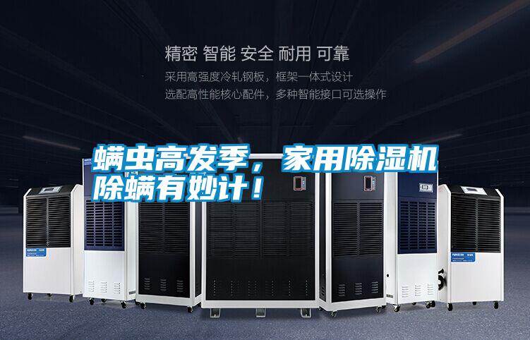 螨蟲高發季，家用除濕機除螨有妙計！