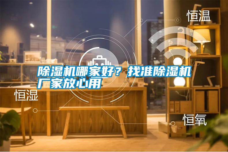 除濕機哪家好？找準除濕機廠家放心用