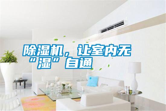 除濕機，讓室內無“濕”自通