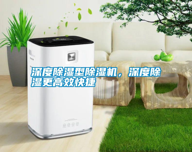 深度除濕型除濕機，深度除濕更高效快捷