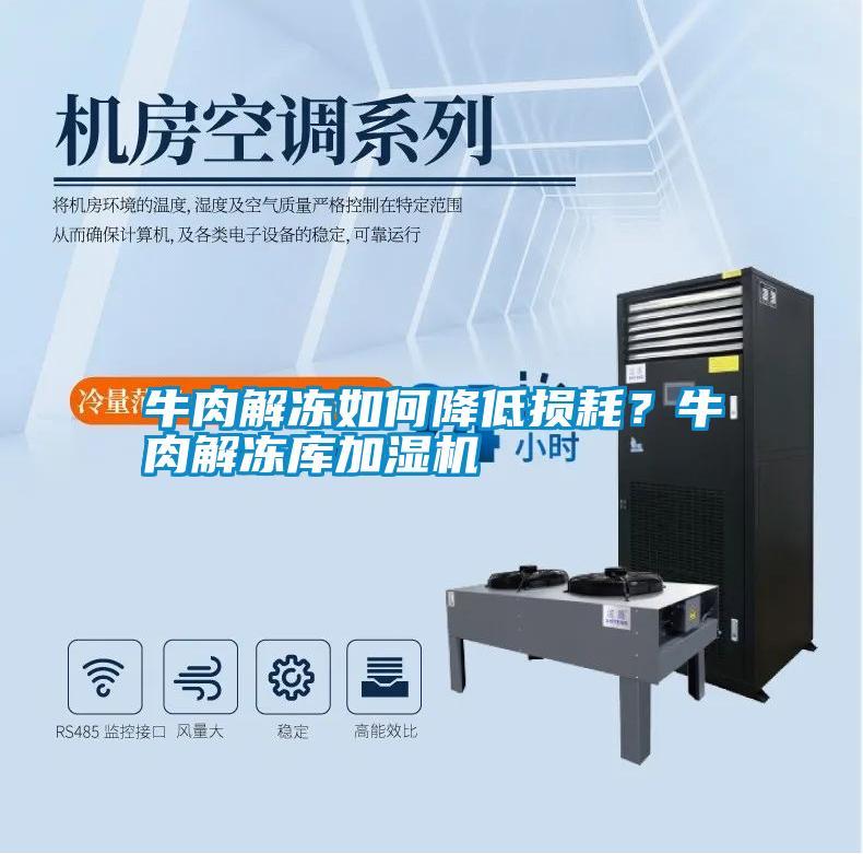 牛肉解凍如何降低損耗？牛肉解凍庫加濕機