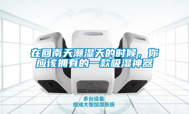 在回南天潮濕天的時候，你應該擁有的一款吸濕神器