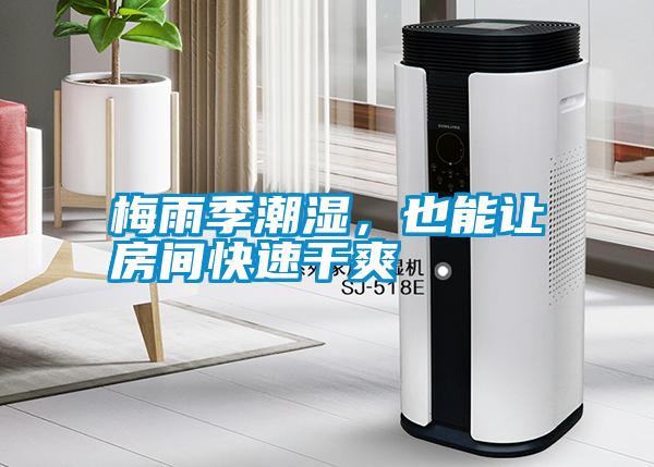 梅雨季潮濕，也能讓房間快速干爽