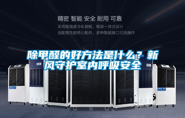 除甲醛的好方法是什么？新風守護室內呼吸安全