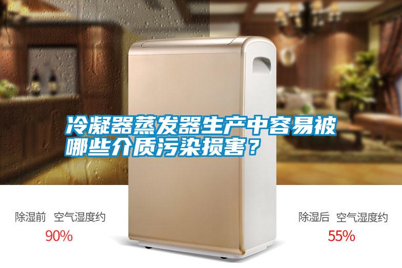冷凝器蒸發器生產中容易被哪些介質污染損害？