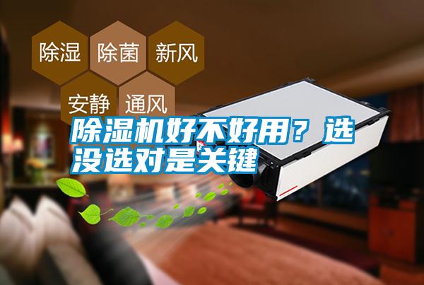 除濕機好不好用？選沒選對是關鍵