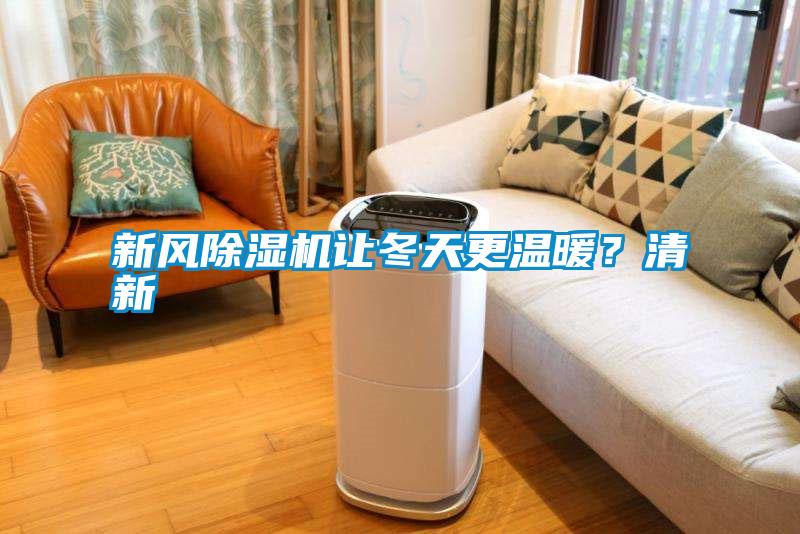 新風除濕機讓冬天更溫暖？清新