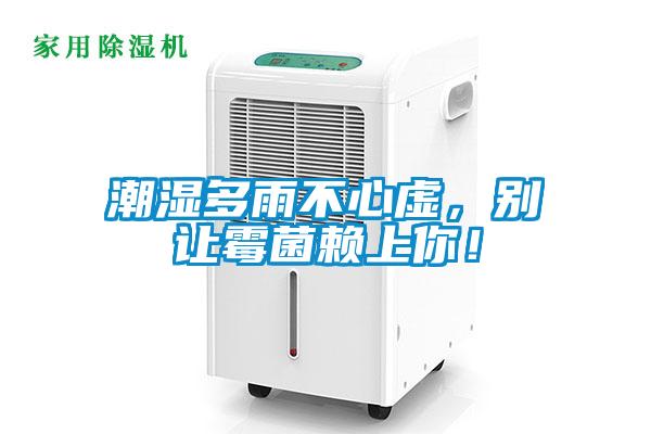 潮濕多雨不心虛，別讓霉菌賴上你！