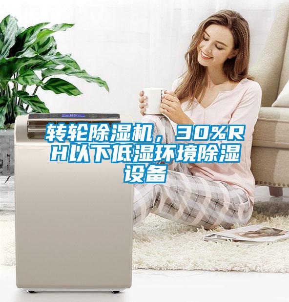 轉輪除濕機，30%RH以下低濕環境除濕設備