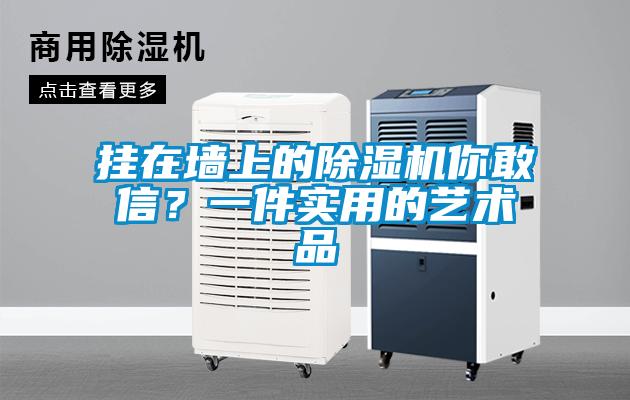 掛在墻上的除濕機你敢信？一件實用的藝術品