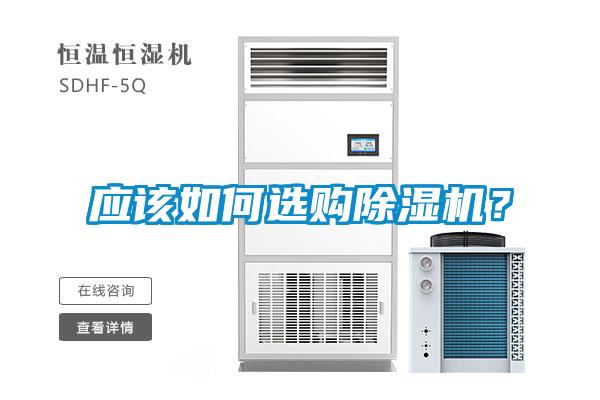應該如何選購除濕機？