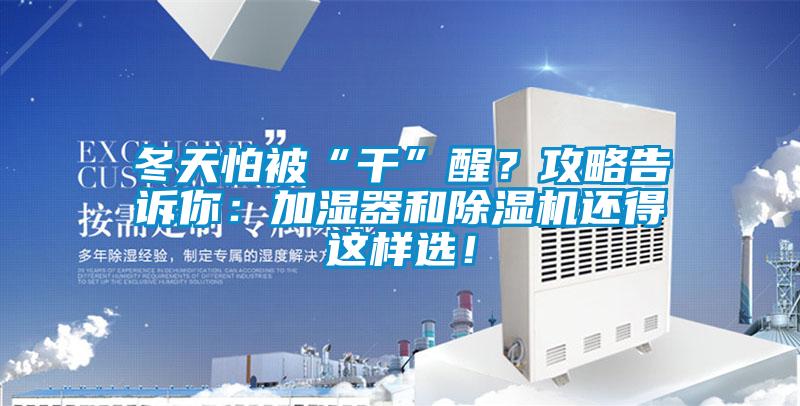 冬天怕被“干”醒？攻略告訴你：加濕器和除濕機還得這樣選！