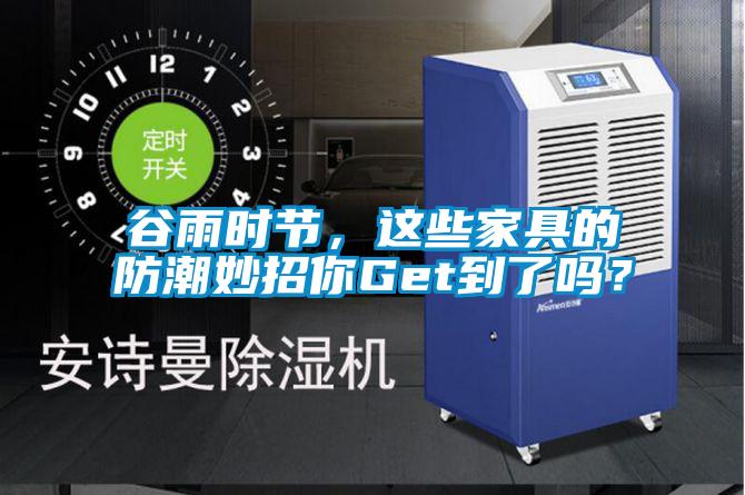 谷雨時節，這些家具的防潮妙招你Get到了嗎？