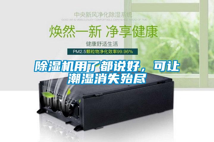 除濕機用了都說好，可讓潮濕消失殆盡