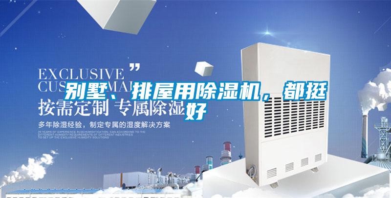 別墅、排屋用除濕機，都挺好