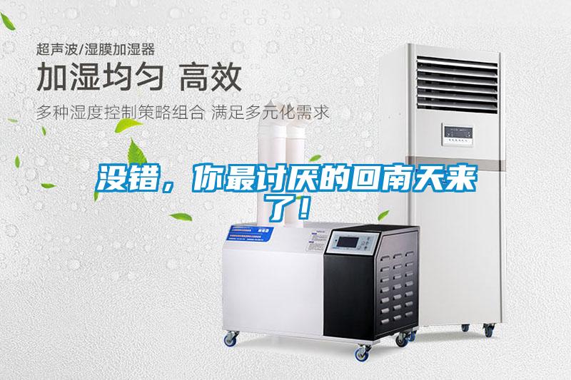 沒錯，你最討厭的回南天來了！