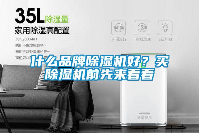 什么品牌除濕機好？買除濕機前先來看看