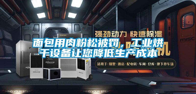 面包用肉粉松被罰，工業烘干設備讓您降低生產成本