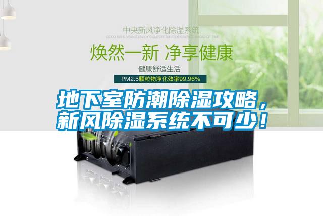 地下室防潮除濕攻略，新風除濕系統不可少！