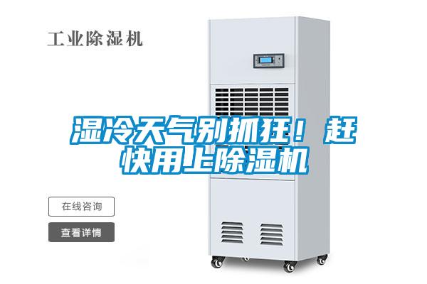 濕冷天氣別抓狂！趕快用上除濕機
