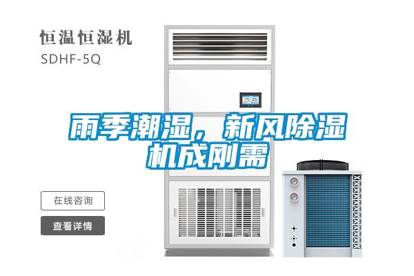 雨季潮濕，新風除濕機成剛需