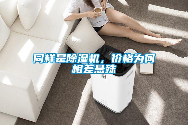 同樣是除濕機，價格為何相差懸殊