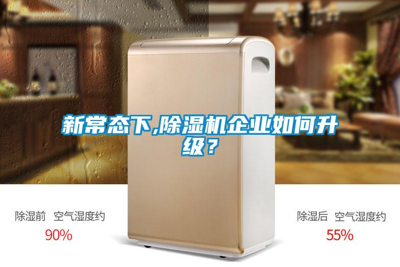 新常態下,除濕機企業如何升級？
