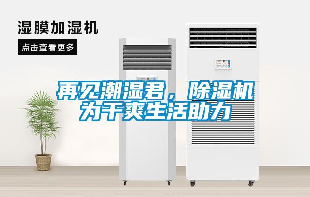 再見潮濕君，除濕機為干爽生活助力