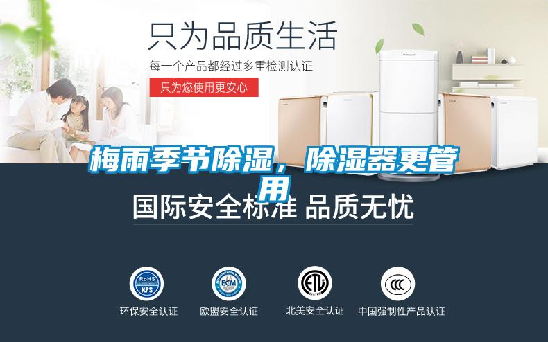 梅雨季節除濕，除濕器更管用