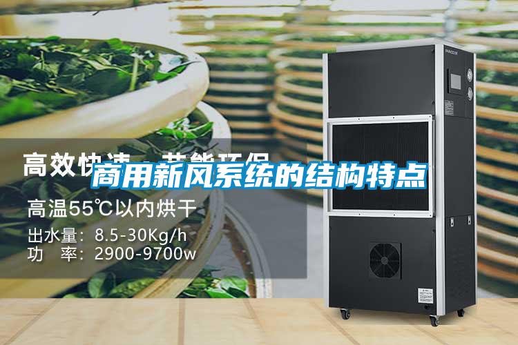 商用新風系統的結構特點