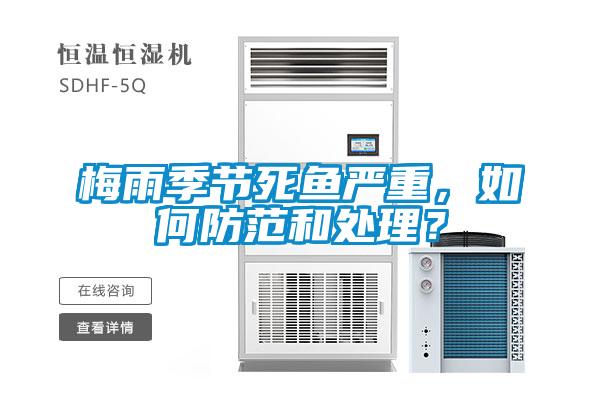 梅雨季節死魚嚴重，如何防范和處理？