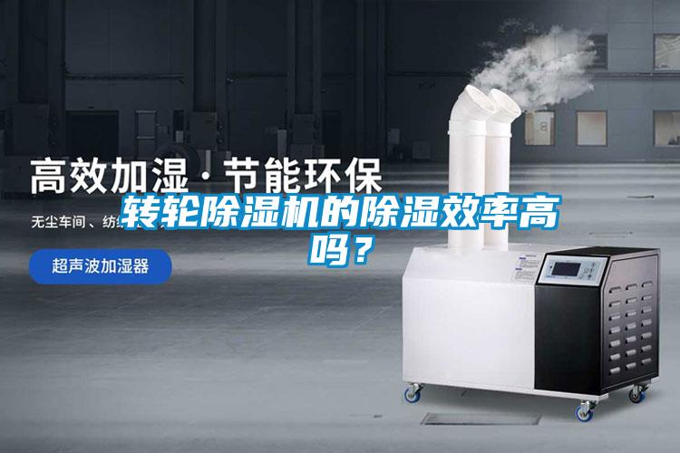 轉輪除濕機的除濕效率高嗎？