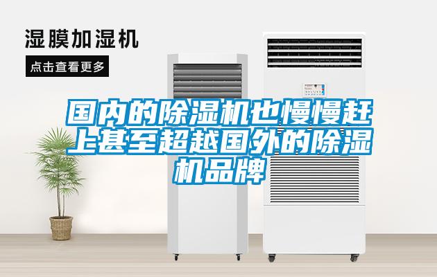 國內的除濕機也慢慢趕上甚至超越國外的除濕機品牌