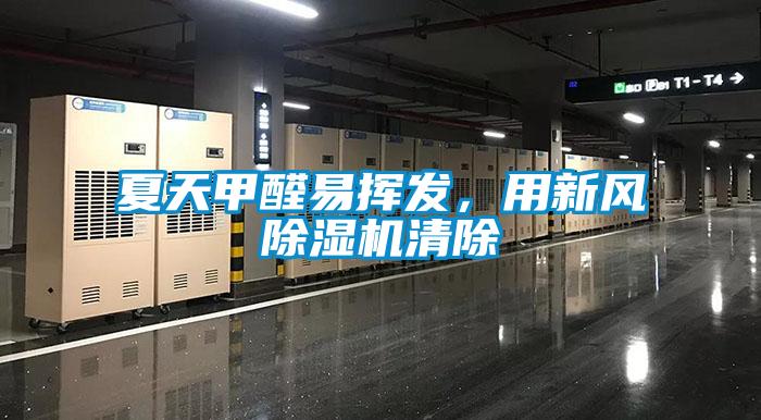夏天甲醛易揮發，用新風除濕機清除