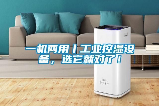 一機兩用丨工業控濕設備，選它就對了！