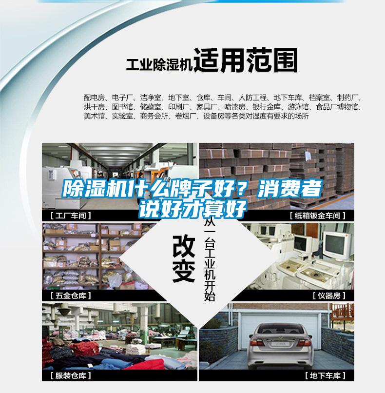 除濕機什么牌子好？消費者說好才算好