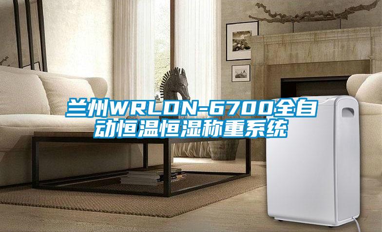 蘭州WRLDN-6700全自動恒溫恒濕稱重系統