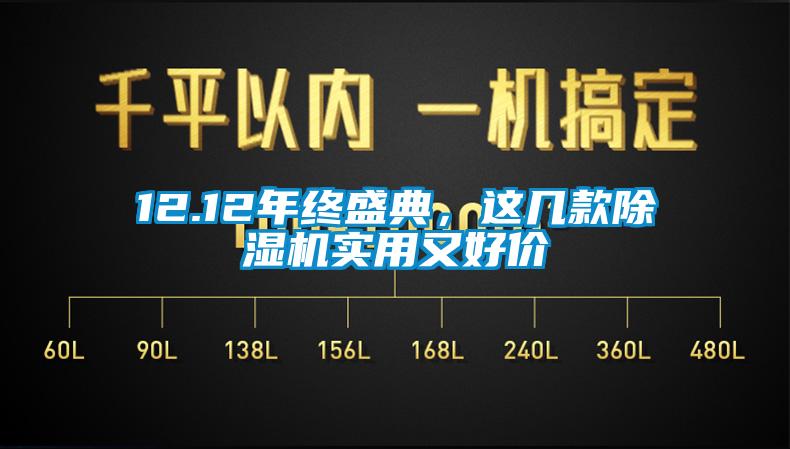 12.12年終盛典，這幾款除濕機實用又好價